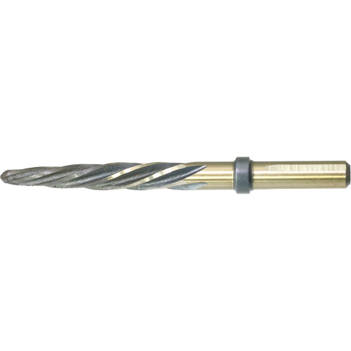 Drillco&reg; Nitro Construction Reamer, 3/4", Spiral Flute, High Speed Steel, Straight Shank Brunswick Fyr & Safety