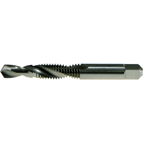 DRILLCO Combined Tap & Drill, #4, High Speed Steel, 118° Point Brunswick Fyr & Safety