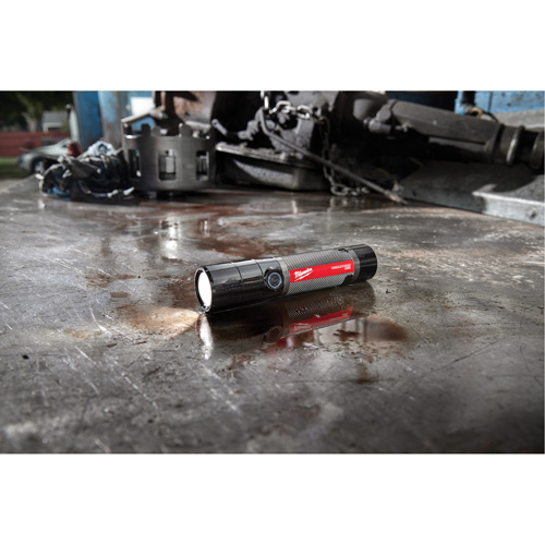 USB Compatible Compact Flashlight, LED, 800 Lumens, Rechargeable Batteries Brunswick Fyr & Safety