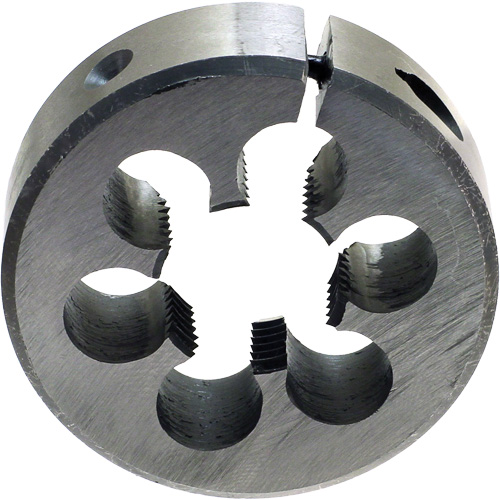 Fili&egrave;re ronde ajustable pour tuyaux DRILLCO, dia. 2-1/2", Filet de 1"-11, Acier rapide Brunswick Fyr & Safety