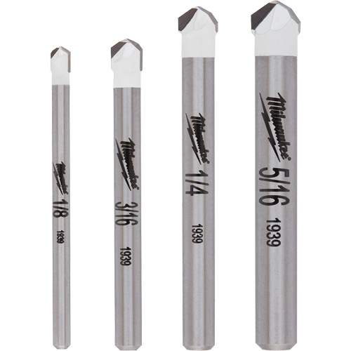 Natural Stone Bit Set, 4 Pieces, Carbide Brunswick Fyr & Safety