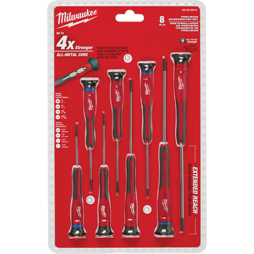 Precision Screwdriver Set, 8 Pcs. Brunswick Fyr & Safety