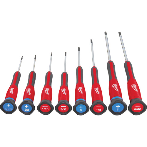 Precision Screwdriver Set, 8 Pcs. Brunswick Fyr & Safety