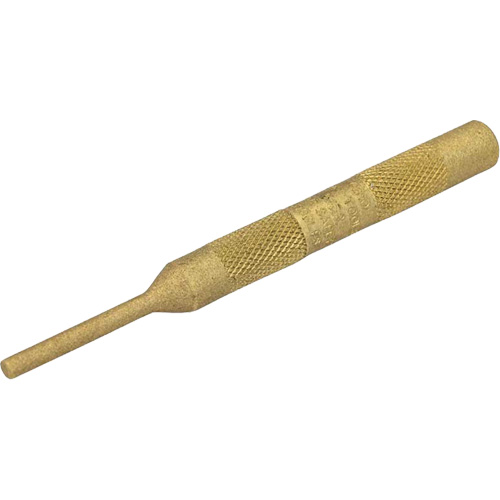 Brass Pin Punch, 5/32" Dia. x 4" L Brunswick Fyr & Safety