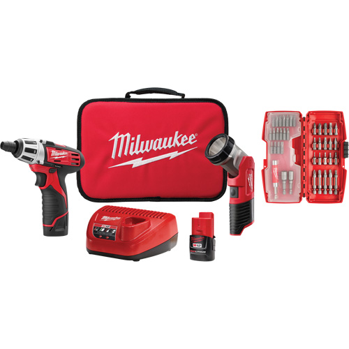 Screwdriver & Light Accessory Kit, Lithium-Ion, 12 V Brunswick Fyr & Safety