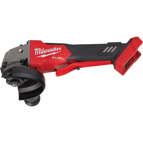 Meuleuse &agrave; frein &agrave; vitesse variable avec interrupteur &agrave; glissi&egrave;re non verrouillable M18 Fuel, 18 V, Mandrin 5"/4-1/2", Lithium-ion Brunswick Fyr & Safety