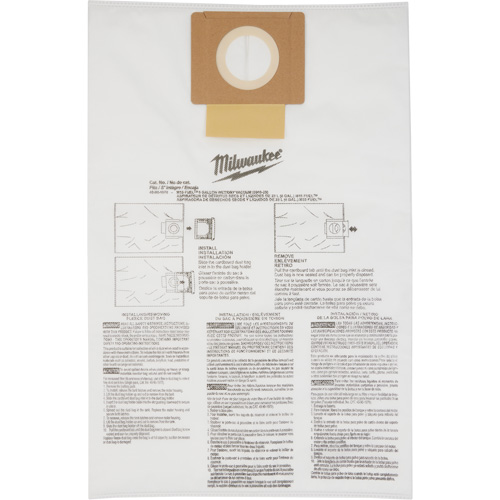 Sacs &agrave; poussi&egrave;re molletonn&eacute;s, 6 gal. US Brunswick Fyr & Safety