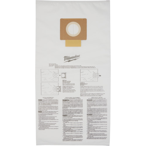 Sacs &agrave; poussi&egrave;re molletonn&eacute;s, 9 gal. US Brunswick Fyr & Safety