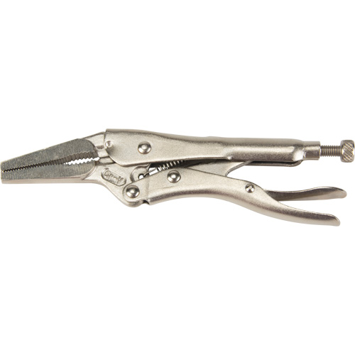 Locking Pliers with Wire Cutter, 6-1/2" Length, Long Nose Brunswick Fyr & Safety