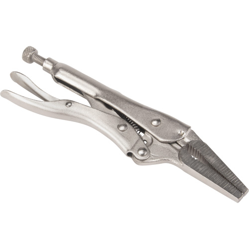 Locking Pliers with Wire Cutter, 6-1/2" Length, Long Nose Brunswick Fyr & Safety