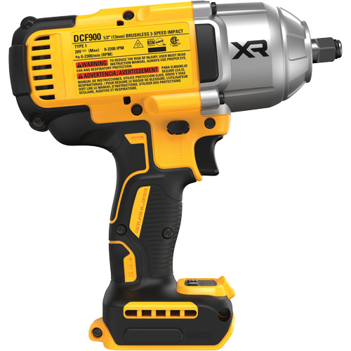 XR&reg; High Torque Impact Wrench with Hog Ring Anvil (Tool Only), 20 V, 1/2" Socket Brunswick Fyr & Safety