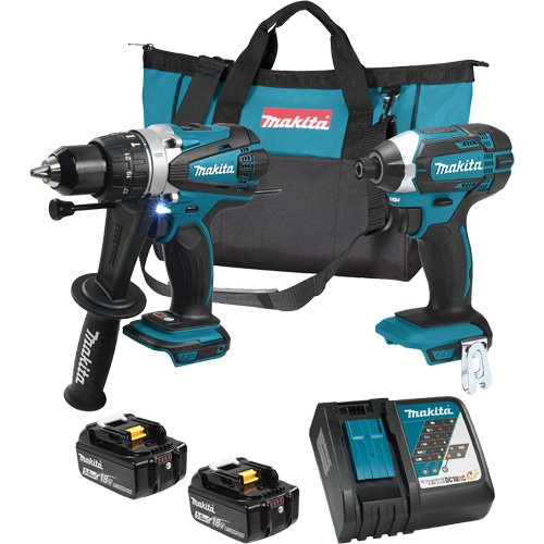 Trousse de 2 outils sans fil LXT avec moteurs sans balai, Lithium-ion, 18 V Brunswick Fyr & Safety
