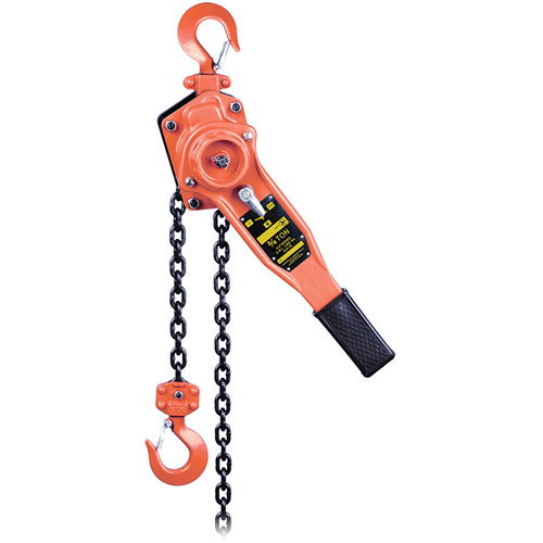 VLP Series Lever Chain Hoist, 10' Lift, 1653.46 lbs. (0.75 tons) Capacity Brunswick Fyr & Safety