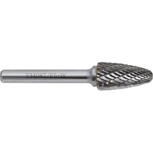 F5-DC Jet-Kut&reg; GP Carbide Burr, 1/2" Dia., 1" Depth of Cut Brunswick Fyr & Safety
