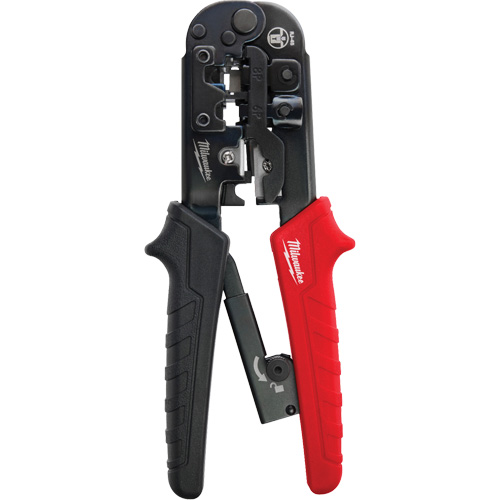 Ratcheting Pass-Through Crimper & Stripper Brunswick Fyr & Safety