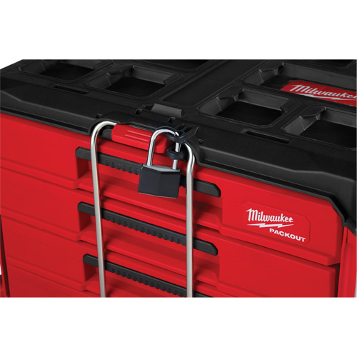Boîte &agrave; outils avec 4 tiroirs PackOut, 16-3/10" x 22-1/5" x 14-3/10", Rouge Brunswick Fyr & Safety