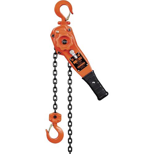 KLP-75L-5 KLP Series Lever Chain Hoists, 5' Lift, 1500 lbs. (0.75 tons) Capacity, Steel Chain Brunswick Fyr & Safety