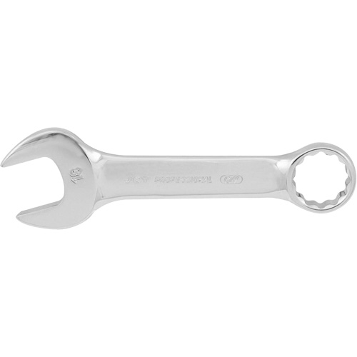 Stubby Combination Wrenches, 18 mm, Chrome Finish Brunswick Fyr & Safety