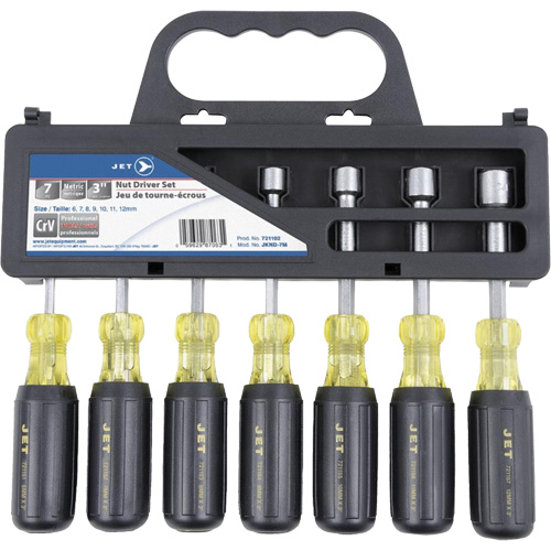 JKND-7M Nut Driver Set, 7, Non Magnetic, Metric Brunswick Fyr & Safety