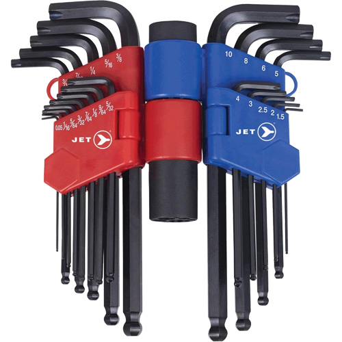 JHHK-22 Hextractor Hex Key Wrench Sets, 22 Pcs., Metric & Imperial Brunswick Fyr & Safety