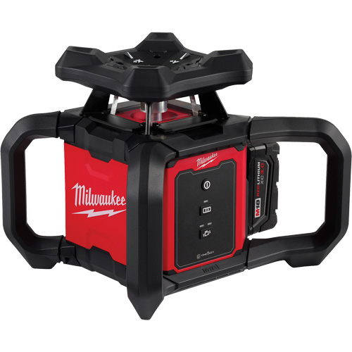 M18 Red Exterior Rotary Laser Level Kit with Receiver, 2000' (609.6 m) Brunswick Fyr & Safety