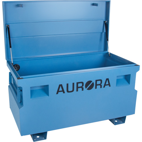 Jobsite Tool Box, 48" x 24" x 27-3/5", Steel, Blue Brunswick Fyr & Safety