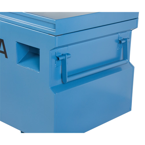 Jobsite Tool Box, 48" x 24" x 27-3/5", Steel, Blue Brunswick Fyr & Safety