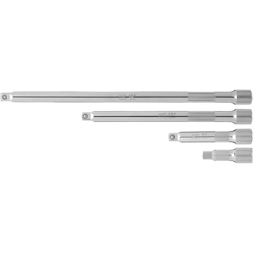 Jeu de rallonges prise, Prise de 1/2", Fini Chrome, 4 Mcx Brunswick Fyr & Safety
