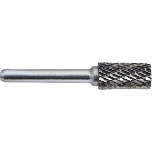 A3-DC JET-KUT&reg; GP Cylindrical Shape Carbide Bur, 3/8" Dia., V Shank Brunswick Fyr & Safety