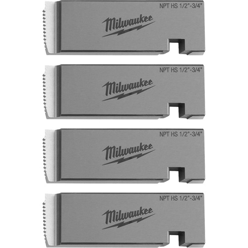 NPT Universal Pipe Threading Dies, For Pipe Size 1/2"-3/4", High Speed Steel Brunswick Fyr & Safety