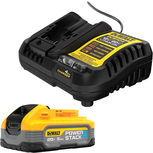 Ensemble de batterie POWERSTACK, Lithium-ion, 20 V, 5 Ah Brunswick Fyr & Safety