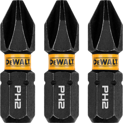 3-Piece FLEXTORQ&reg; Impact Screwdriving Bits, Phillips, #2, 1/4" Drive Brunswick Fyr & Safety