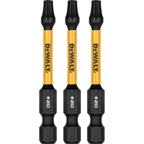 3-Piece FLEXTORQ&reg; Impact Screwdriving Bits, Torx, T-20, 1/4" Drive Brunswick Fyr & Safety
