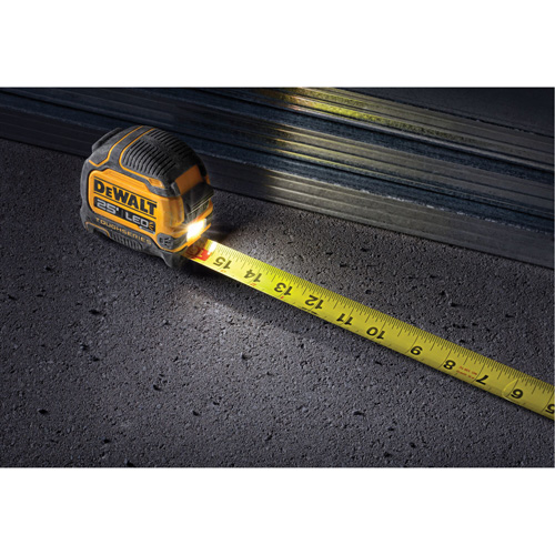 TOUGHSERIES LED Lighted Tape Measure, 25' Brunswick Fyr & Safety