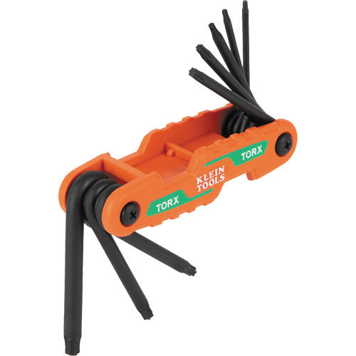Compact Folding Hex Key Set, 8 Pcs., Torx&reg; Brunswick Fyr & Safety