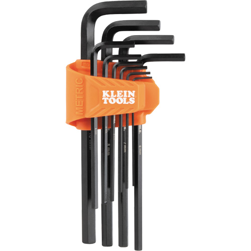 L-Style Long Hex Key Set, 10 Pcs., Metric Brunswick Fyr & Safety