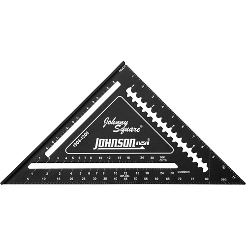 &eacute;querre de charpente 12" Johnny Square Professional Easy-Read Brunswick Fyr & Safety