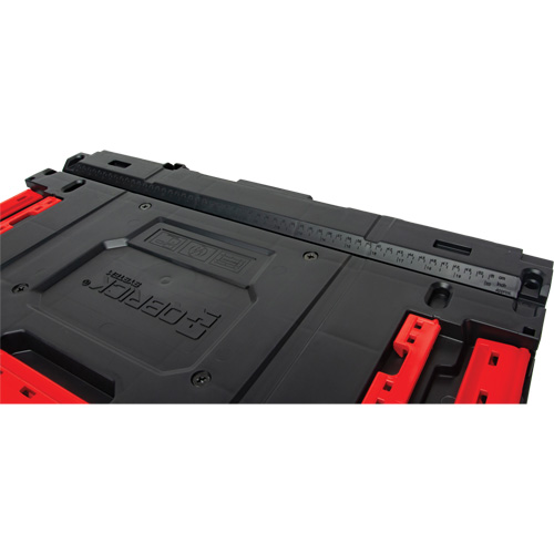 Boîte &agrave; outils Arx &agrave; un tiroir, 11-1/5'' la x 18-3/10" p x 9-1/10" h, Noir/Rouge Brunswick Fyr & Safety