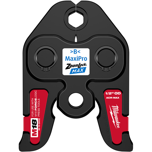M&acirc;choire de presse ZoomLock MAX 1/2" pour outils de presse M18 FORCE LOGIC Brunswick Fyr & Safety