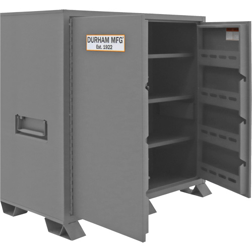Armoire de rangement pour le chantier, Acier, 59 pi³, Gris Brunswick Fyr & Safety