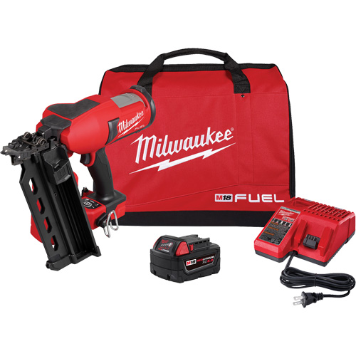 Fuel Duplex Nailer Kit, 18 V, Lithium-Ion Brunswick Fyr & Safety