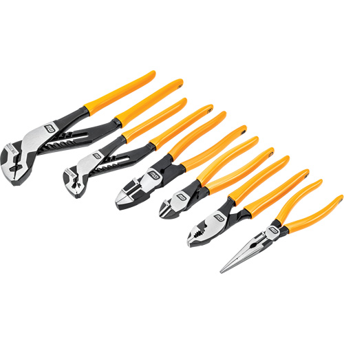 PITBULL Dipped Handle Mixed Plier Set, 6 Pieces Brunswick Fyr & Safety