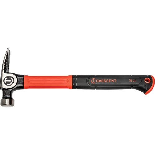 General Purpose Hammer, 16 oz., Fibreglass/Cushion Handle, 14" L Brunswick Fyr & Safety