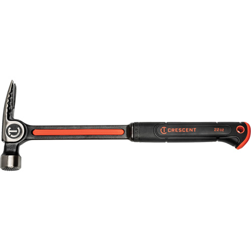 Marteau de charpente en acier avec face meul&eacute;e, 22 oz, Prise en Acier plein, 16" lo Brunswick Fyr & Safety