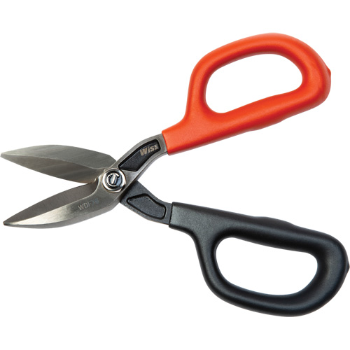 Cisaille de ferblantier droite, Longueur de coupe de 1-31/50", Coupe Droit Brunswick Fyr & Safety