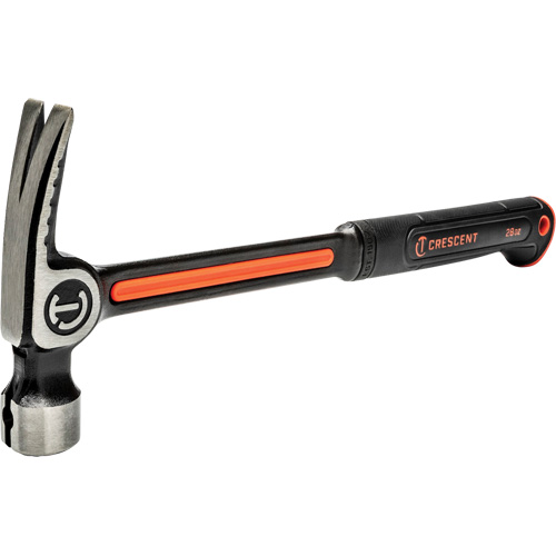 Milled-Face Framing Hammer, 28 oz., Solid Steel Handle, 16" L Brunswick Fyr & Safety