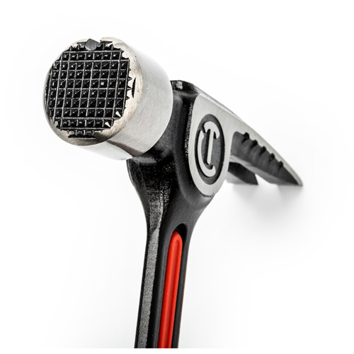 Milled-Face Framing Hammer, 28 oz., Solid Steel Handle, 16" L Brunswick Fyr & Safety