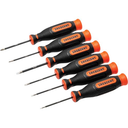 Diamond Tip Precision Screwdriver Set, 6 Brunswick Fyr & Safety