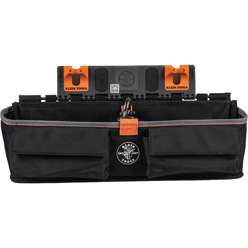 Module pour grande poche avec crochet en S Bucket Work Centre, Nylon, 3 pochettes, Noir/Orange Brunswick Fyr & Safety