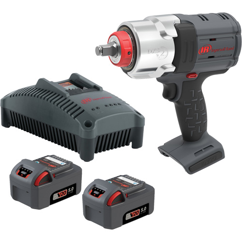 DXS2&reg; Cordless Impact Wrench Kit, 20 V, 1/2" Socket Brunswick Fyr & Safety